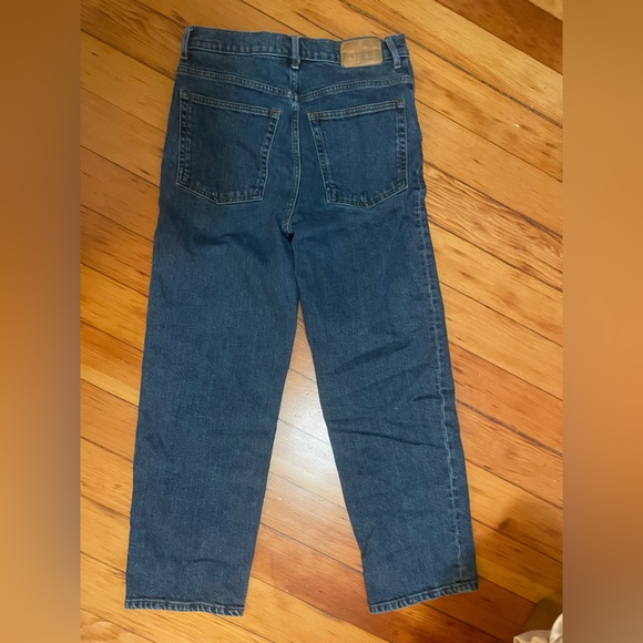 Everlane Women's High Rise Jeans - Dark Blue - Picture 3 of 6